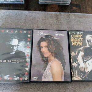 Selling 36 COUNTRY ARTISTS CD'S PLUS 3 COUNTRY ARTISTS DVDS